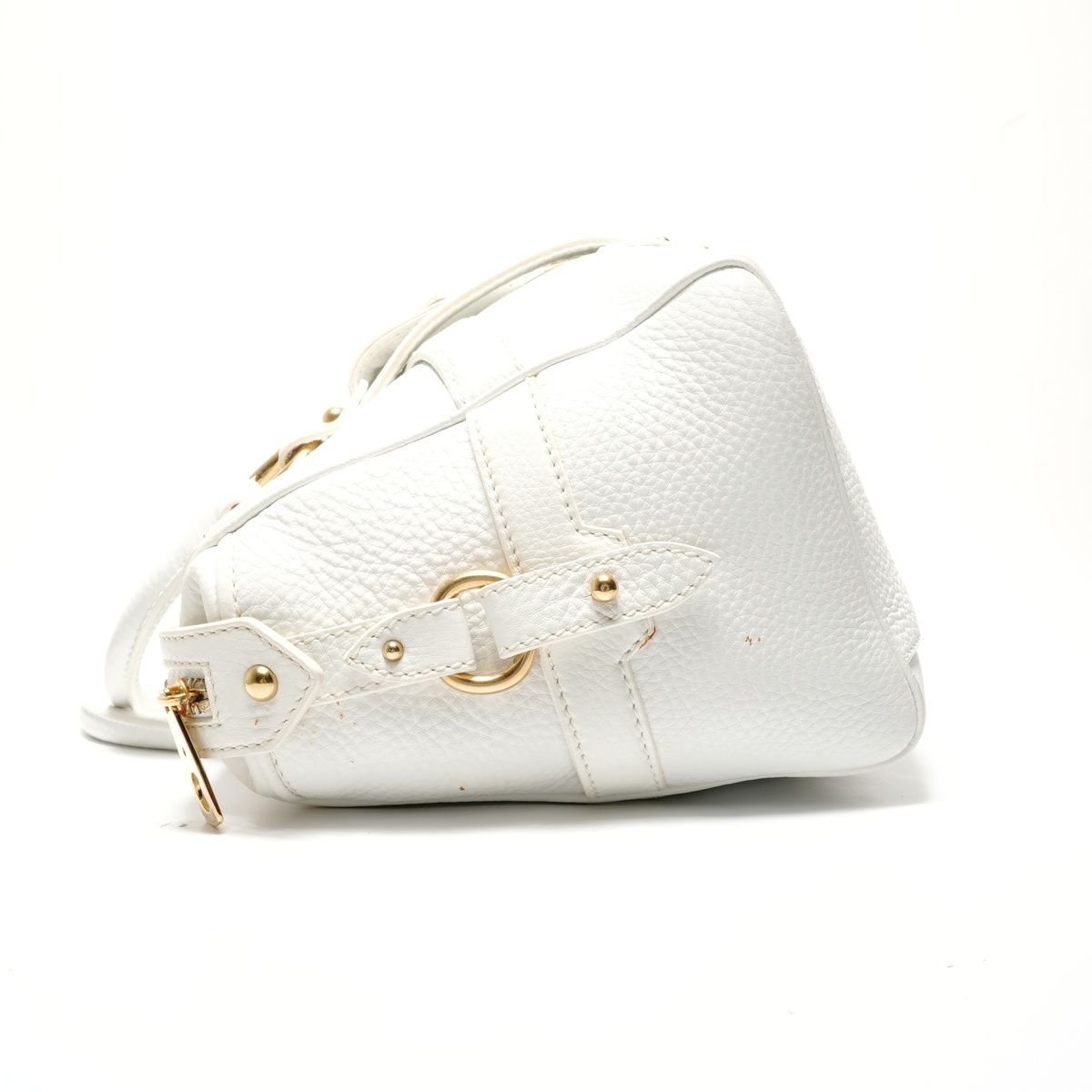 Celine Handbag Buckle Boston Leather — view 3