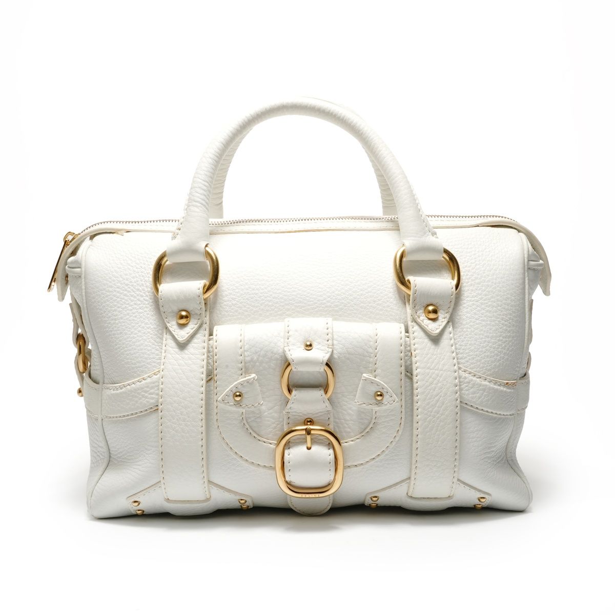 Celine Handbag Buckle Boston Leather