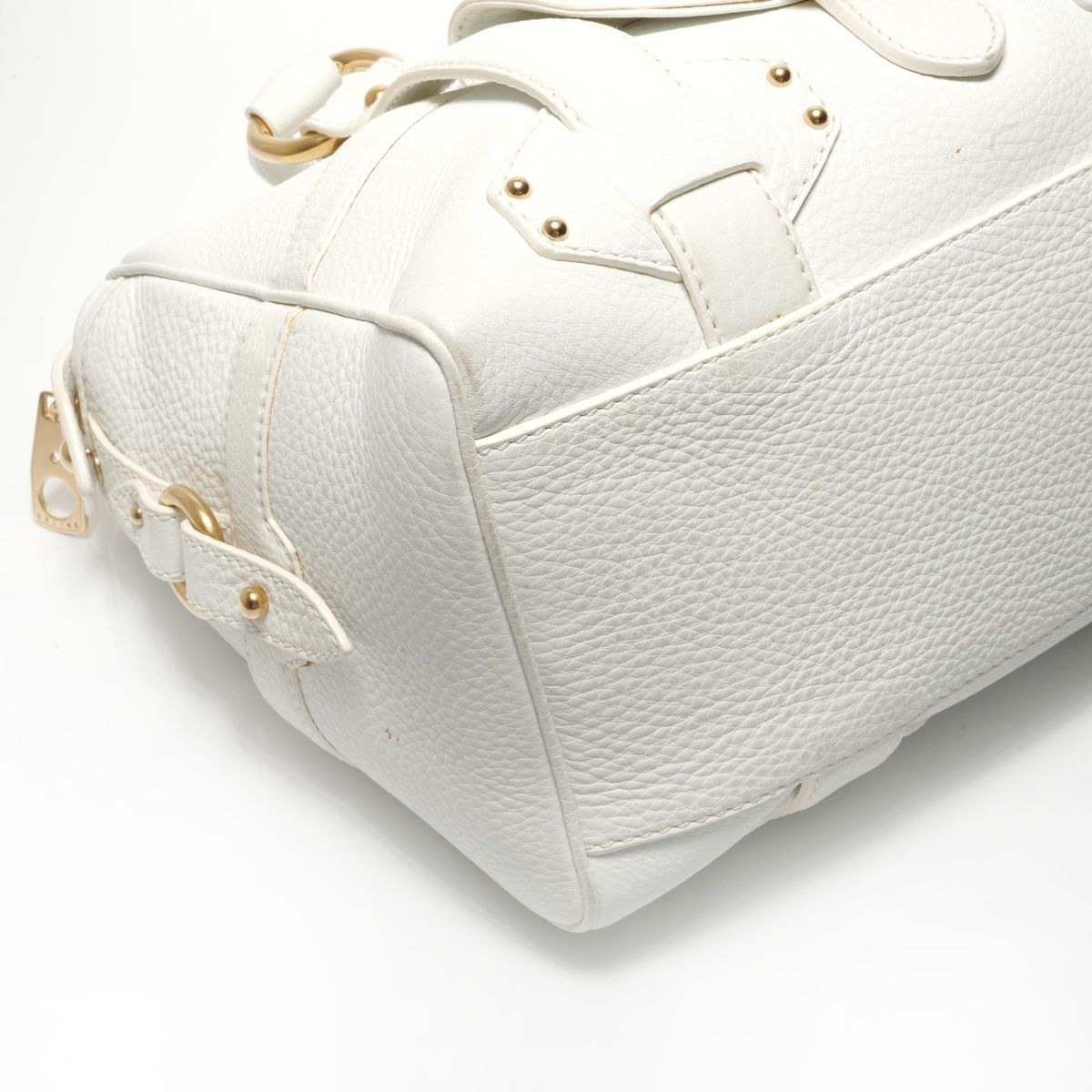 Celine Handbag Buckle Boston Leather — view 5