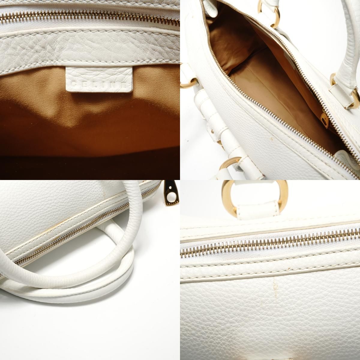 Celine Handbag Buckle Boston Leather — view 9