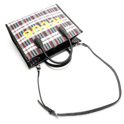 Gucci Handbag Embroidery Nylon Raffia 2-Way — view 8