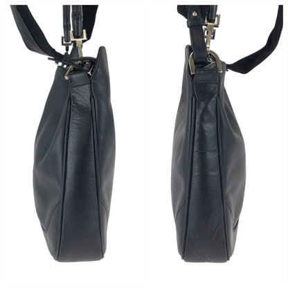 Gucci Bamboo Black Silver Leather 001 2-Way Shoulder Bag — view 8