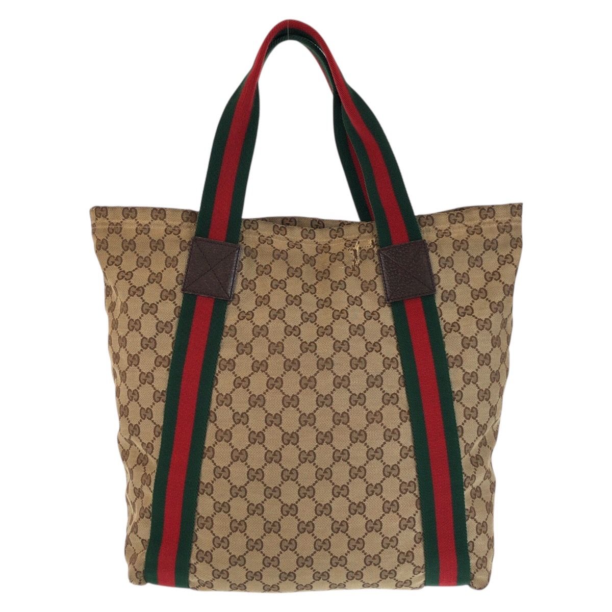 Gucci Sherry Line Beige Brown GG Canvas Tote Shoulder Bag — view 2