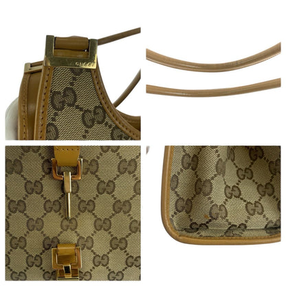 Gucci Jackie Beige Light Brown Gold 002 Shoulder Bag — view 5