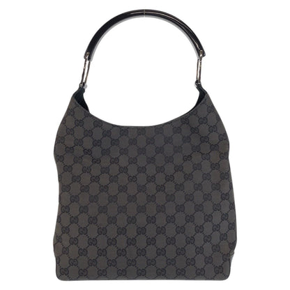 Gucci Black GG Canvas Plastic 001 Hobo Shoulder Bag — view 2