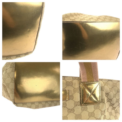 Gucci Sherry Line Beige Pink Gold GG Canvas Tote Shoulder Bag — view 5