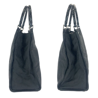 Gucci Bamboo Black Silver Nylon 002 Tote — view 8