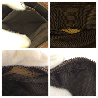 Gucci Brown Beige Gold GG Canvas Shoulder Bag Pochette — view 5