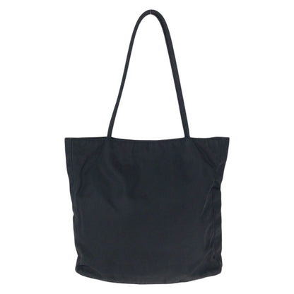 Prada Tessuto Black Silver Nylon Shoulder Bag — view 2