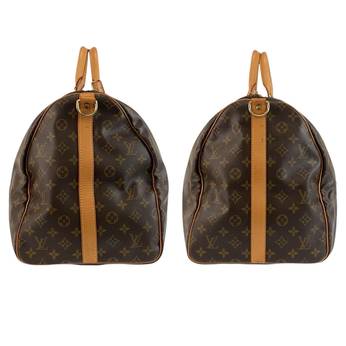 Louis Vuitton Monogram Keepall Bandouliere 55 Boston Bag — view 8