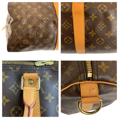 Louis Vuitton Monogram Keepall Bandouliere 55 Boston Bag — view 5