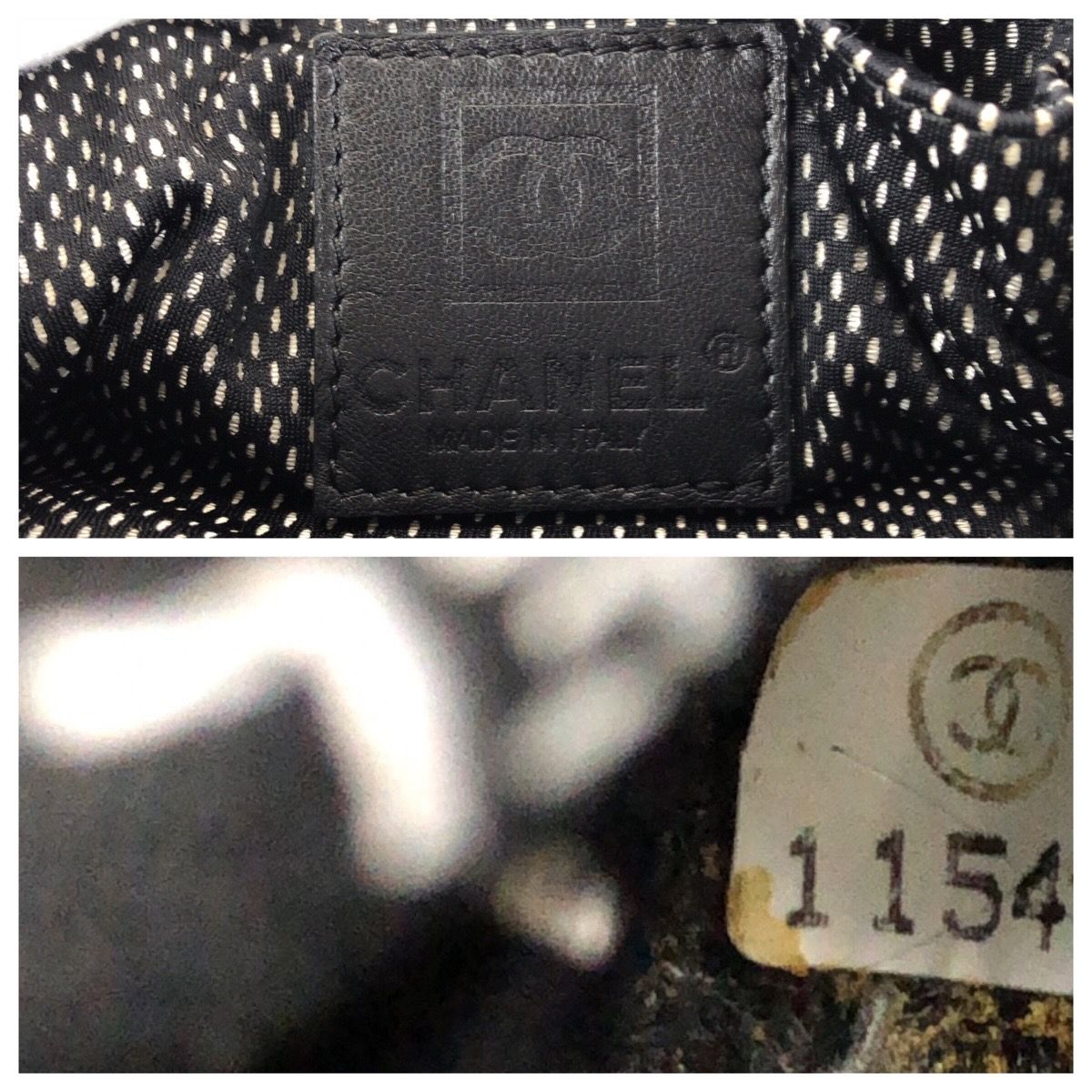 Chanel Sports Line CC Logo Black Silver Shoulder Bag Pochette — view 4