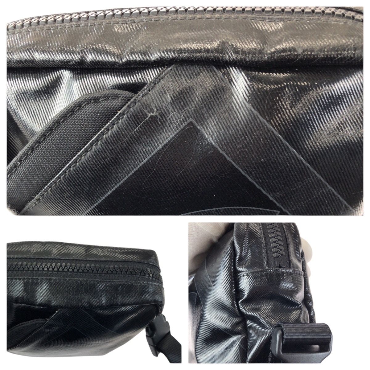 Chanel Sports Line CC Logo Black Silver Shoulder Bag Pochette — view 5