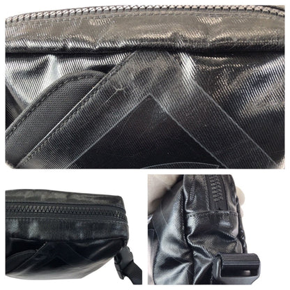 Chanel Sports Line CC Logo Black Silver Shoulder Bag Pochette — view 5