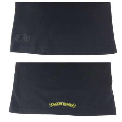 Chrome Hearts Neck Logo XS Black Yellow Cotton Short Sleeve T-Shirt — view 4