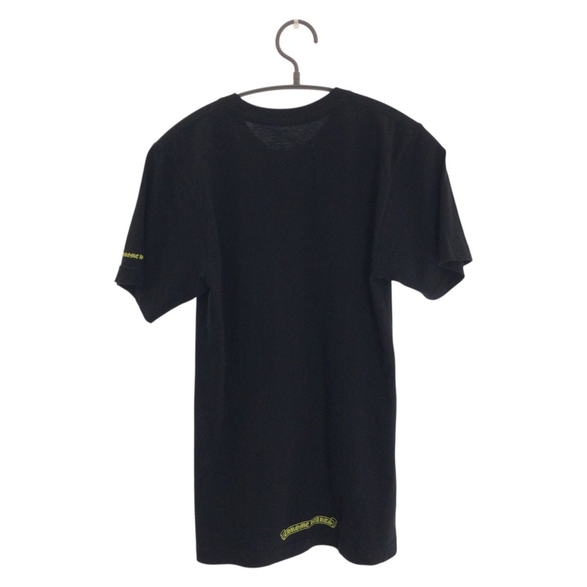 Chrome Hearts Neck Logo XS Black Yellow Cotton Short Sleeve T-Shirt — view 2