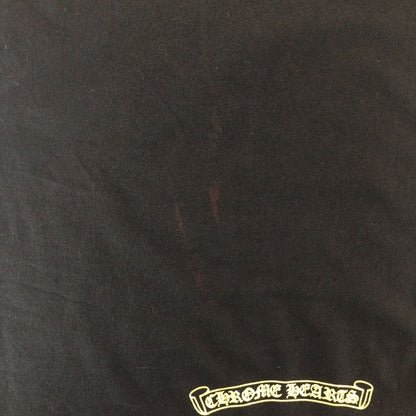 Chrome Hearts Neck Logo XS Black Yellow Cotton Short Sleeve T-Shirt — view 7