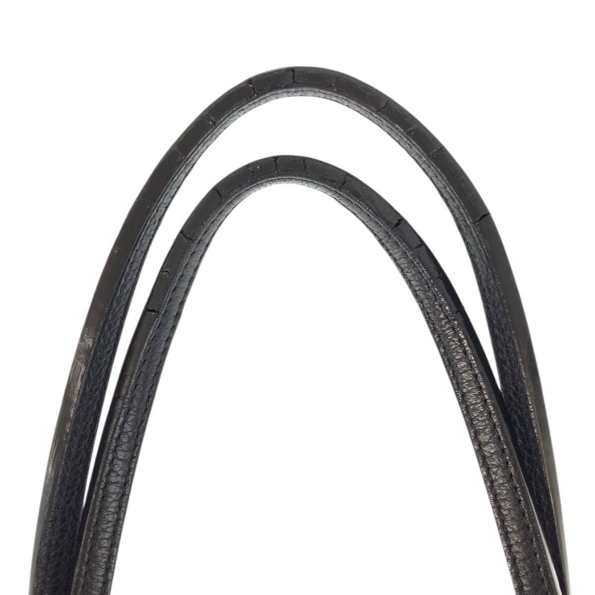 Goyard PM Black Brown Leather Tote Shoulder Bag — view 6