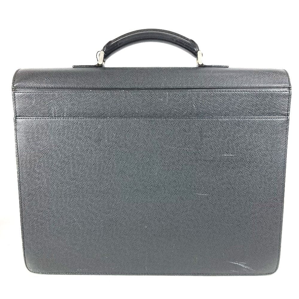 Louis Vuitton Business Bag Serviette Moscova Taiga Leather Ardoise Black — view 2