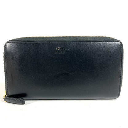 Gucci Wallet Logo Leather Black