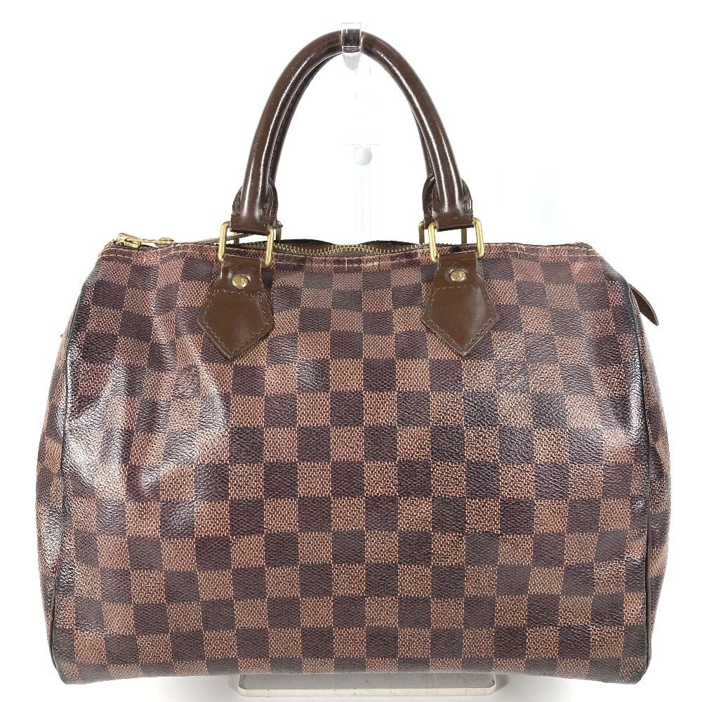 Louis Vuitton Handbag Speedy 30 Damier Canvas Ebene Brown