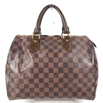 Louis Vuitton Handbag Speedy 30 Damier Canvas Ebene Brown