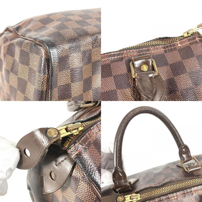 Louis Vuitton Handbag Speedy 30 Damier Canvas Ebene Brown — view 8