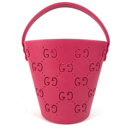 Gucci GG Logo Bucket Bag Lava Pink
