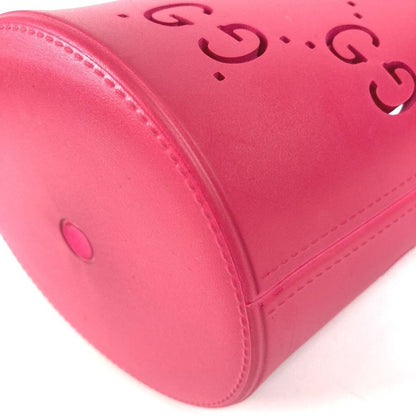 Gucci GG Logo Bucket Bag Lava Pink — view 6