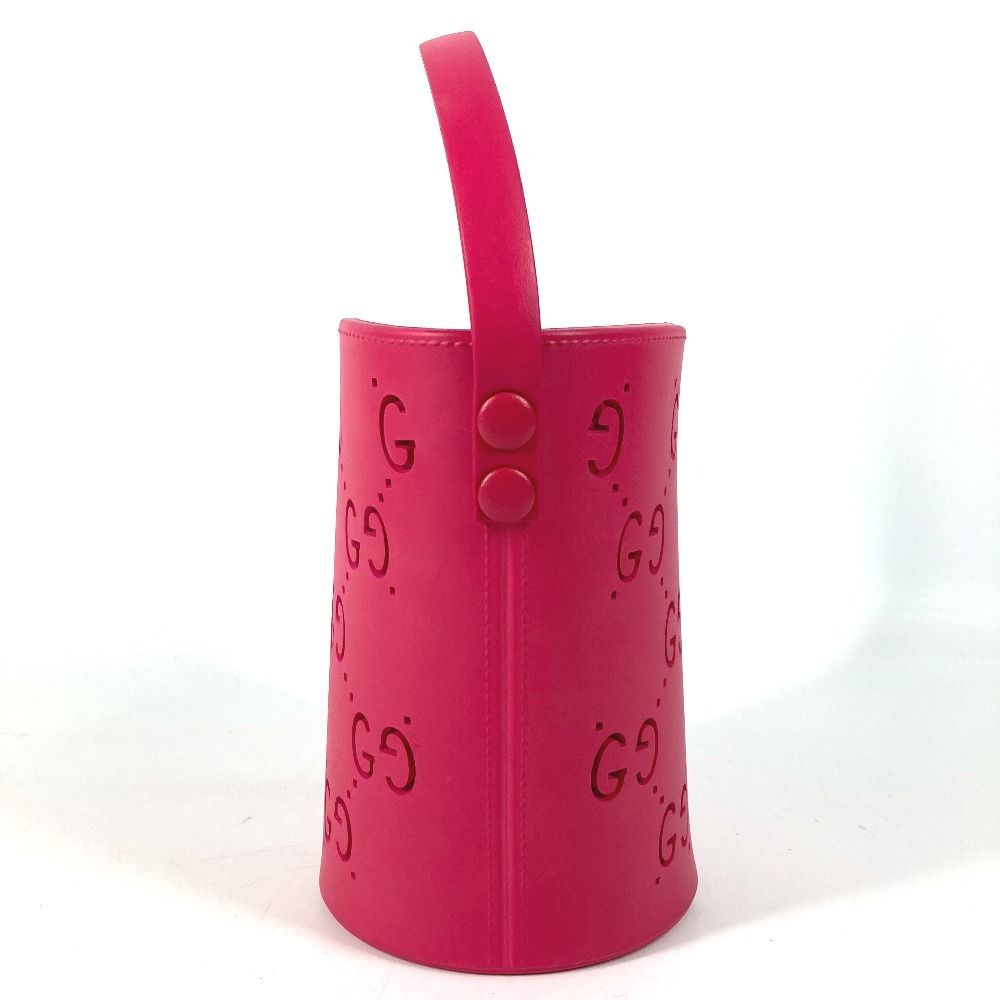 Gucci GG Logo Bucket Bag Lava Pink — view 4