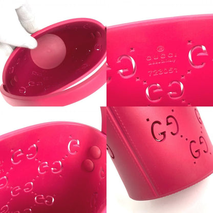 Gucci GG Logo Bucket Bag Lava Pink — view 9