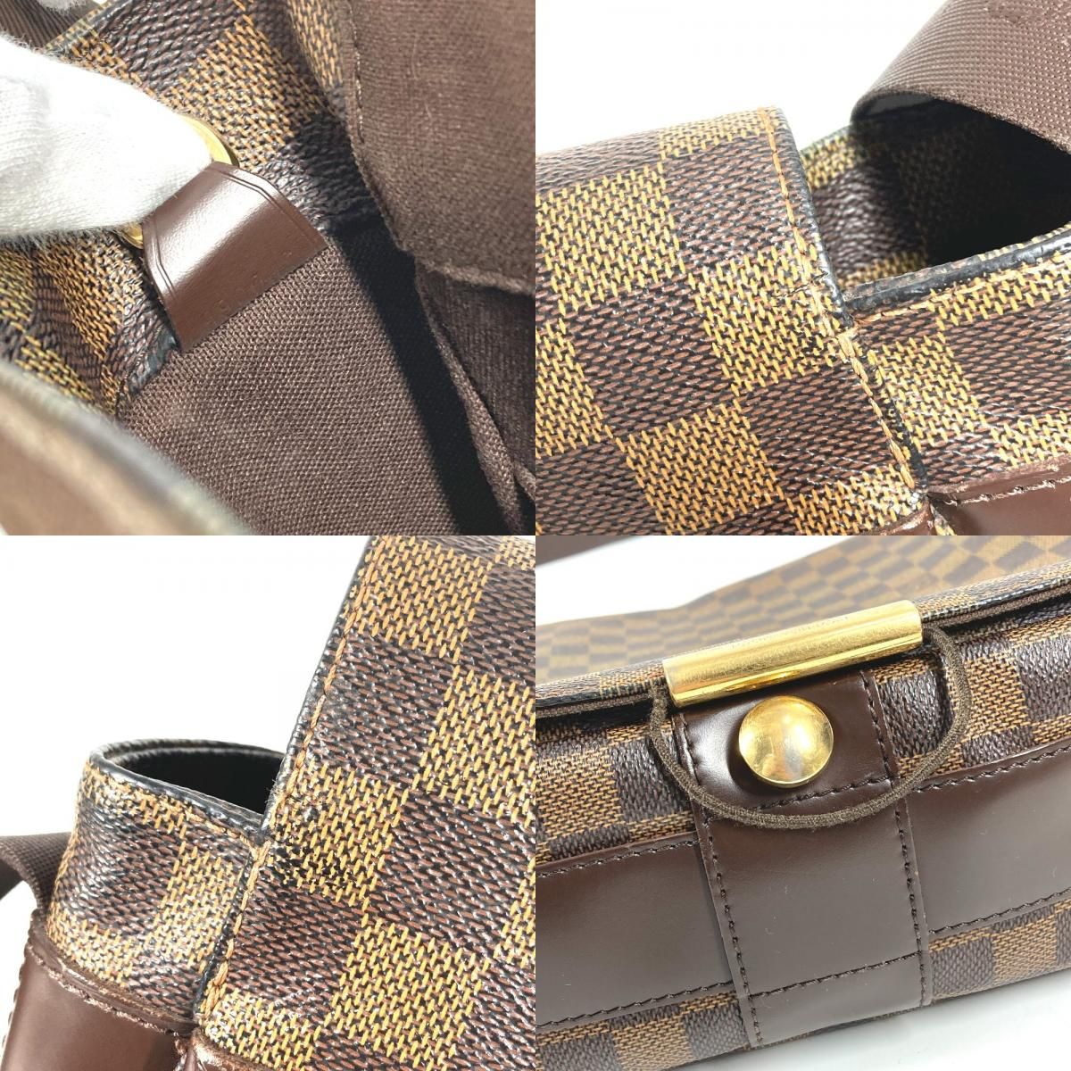 Louis Vuitton Shoulder Bag Bastille Damier Canvas Ebene Brown — view 9