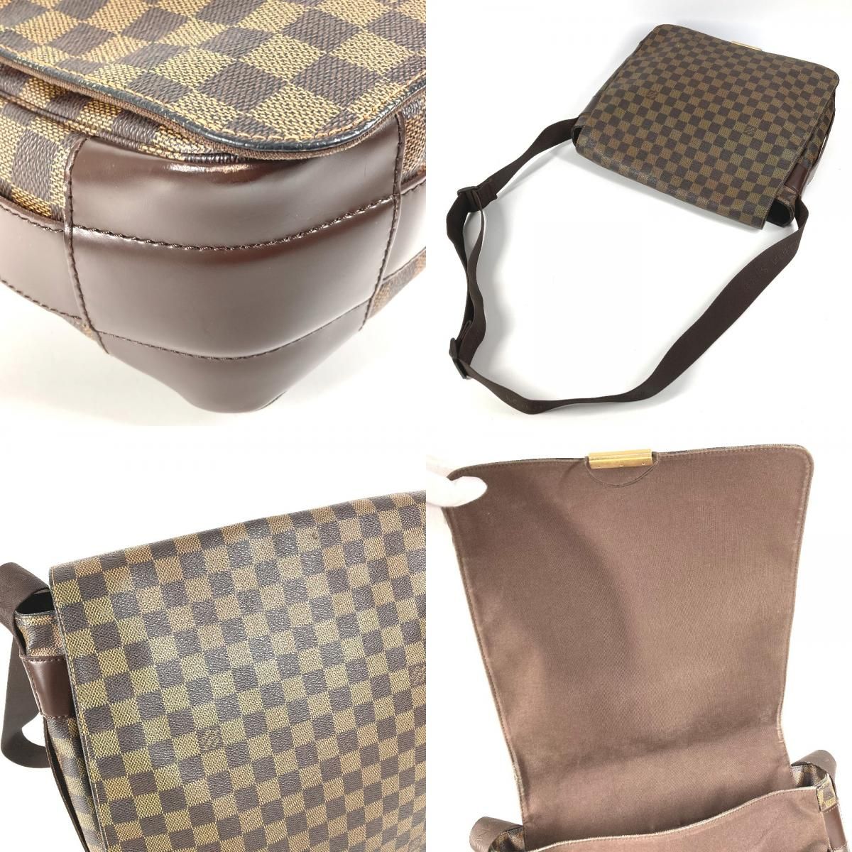 Louis Vuitton Shoulder Bag Bastille Damier Canvas Ebene Brown — view 7