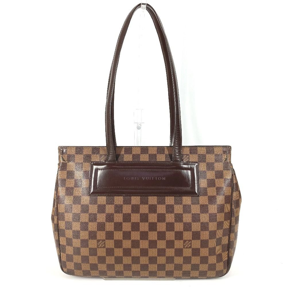 Louis Vuitton Shoulder Bag Parioli PM Damier Canvas Ebene Brown — view 2