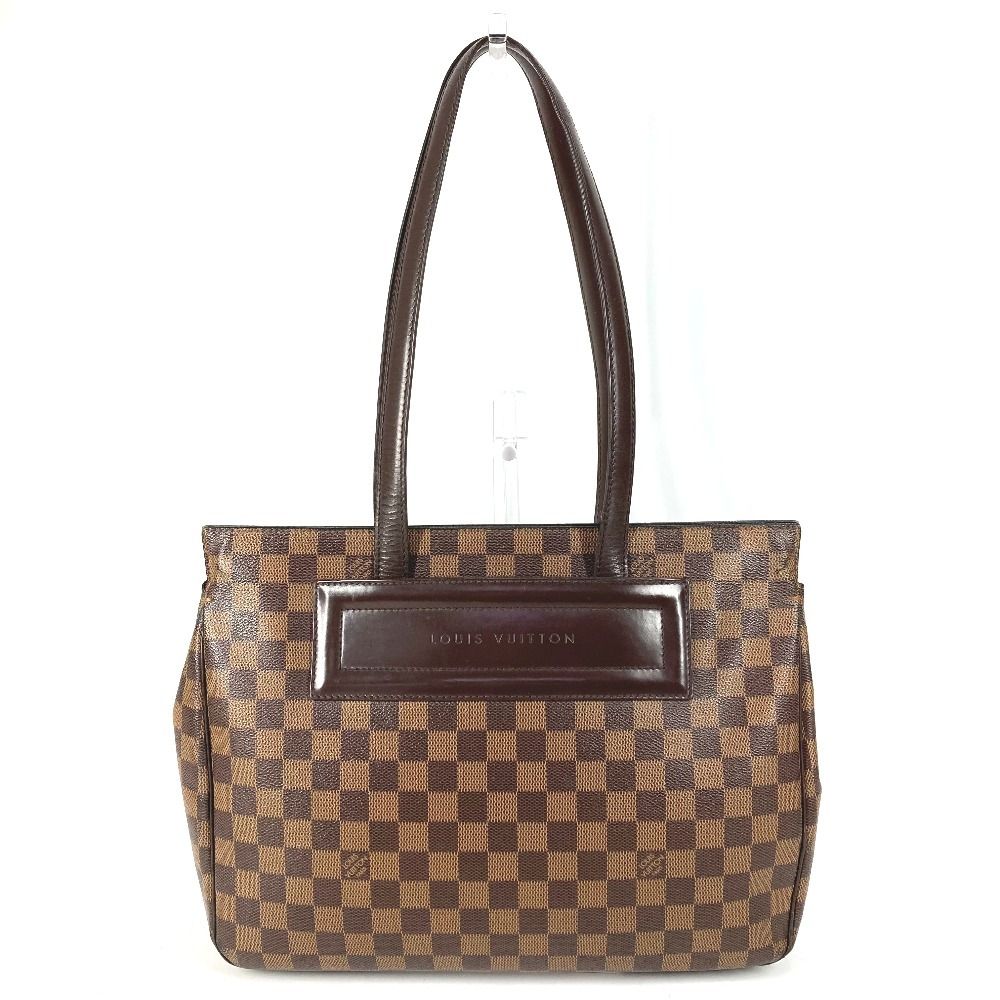 Louis Vuitton Shoulder Bag Parioli PM Damier Canvas Ebene Brown