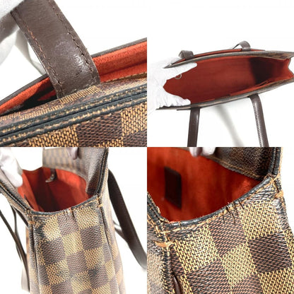 Louis Vuitton Shoulder Bag Parioli PM Damier Canvas Ebene Brown — view 8