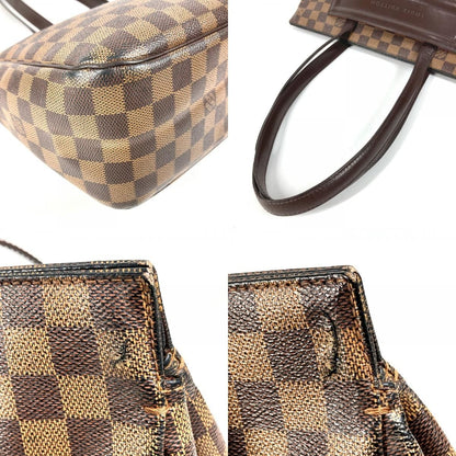 Louis Vuitton Shoulder Bag Parioli PM Damier Canvas Ebene Brown — view 7