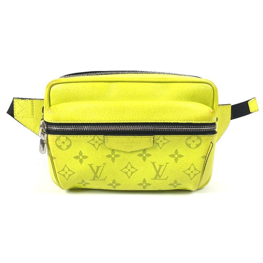 Louis Vuitton Belt Bag Outdoor Messenger PM Taiga Leather Yellow