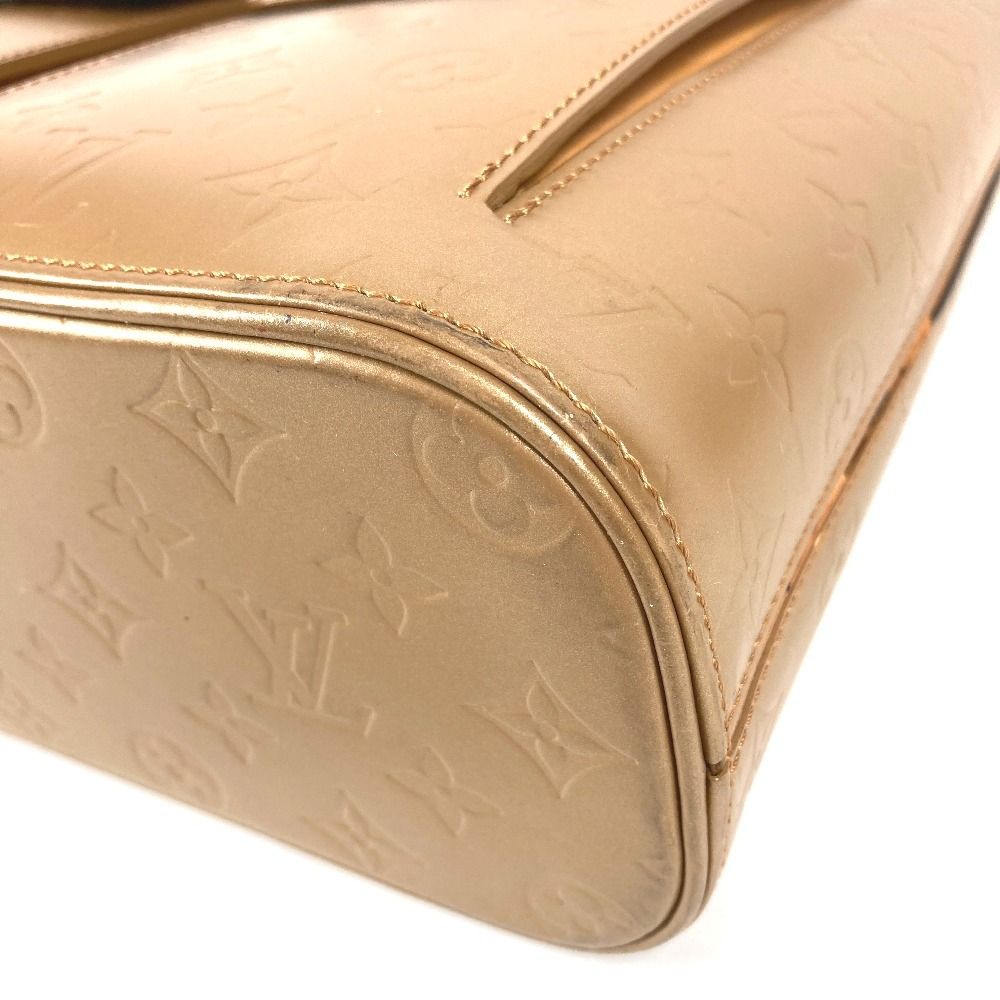 Louis Vuitton Shoulder Bag Wilwood Monogram Matte Leather Beige — view 6