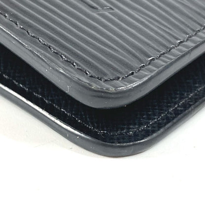 Louis Vuitton Notebook Cover Agenda MM Epi Leather Noir Black — view 4