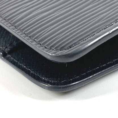 Louis Vuitton Notebook Cover Agenda MM Epi Leather Noir Black — view 5