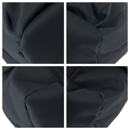 Versace Vintage Medusa Black Nylon Leather Backpack — view 3