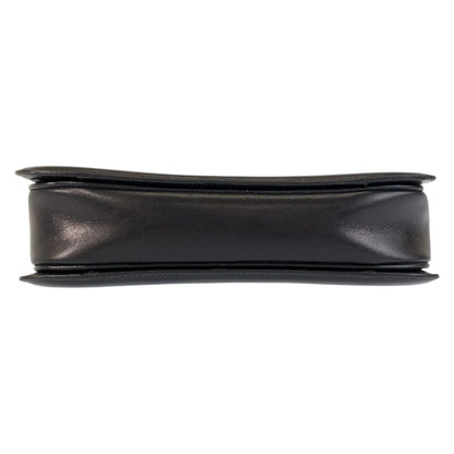 Celine Carriage Black Gold Leather Shoulder Bag — view 9