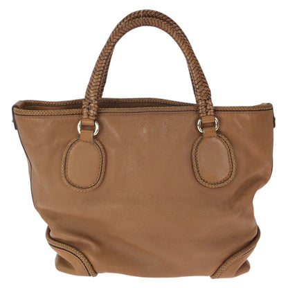 Gucci Marrakech Tassel Brown Gold Leather Tote — view 2