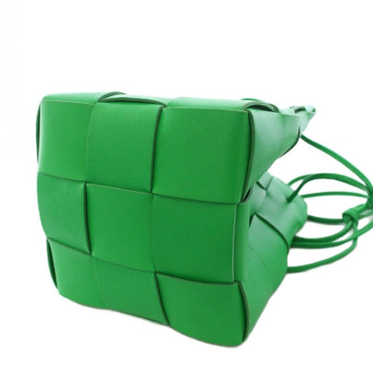 Bottega Veneta Cassette Shoulder Bag Leather Green KH — view 4
