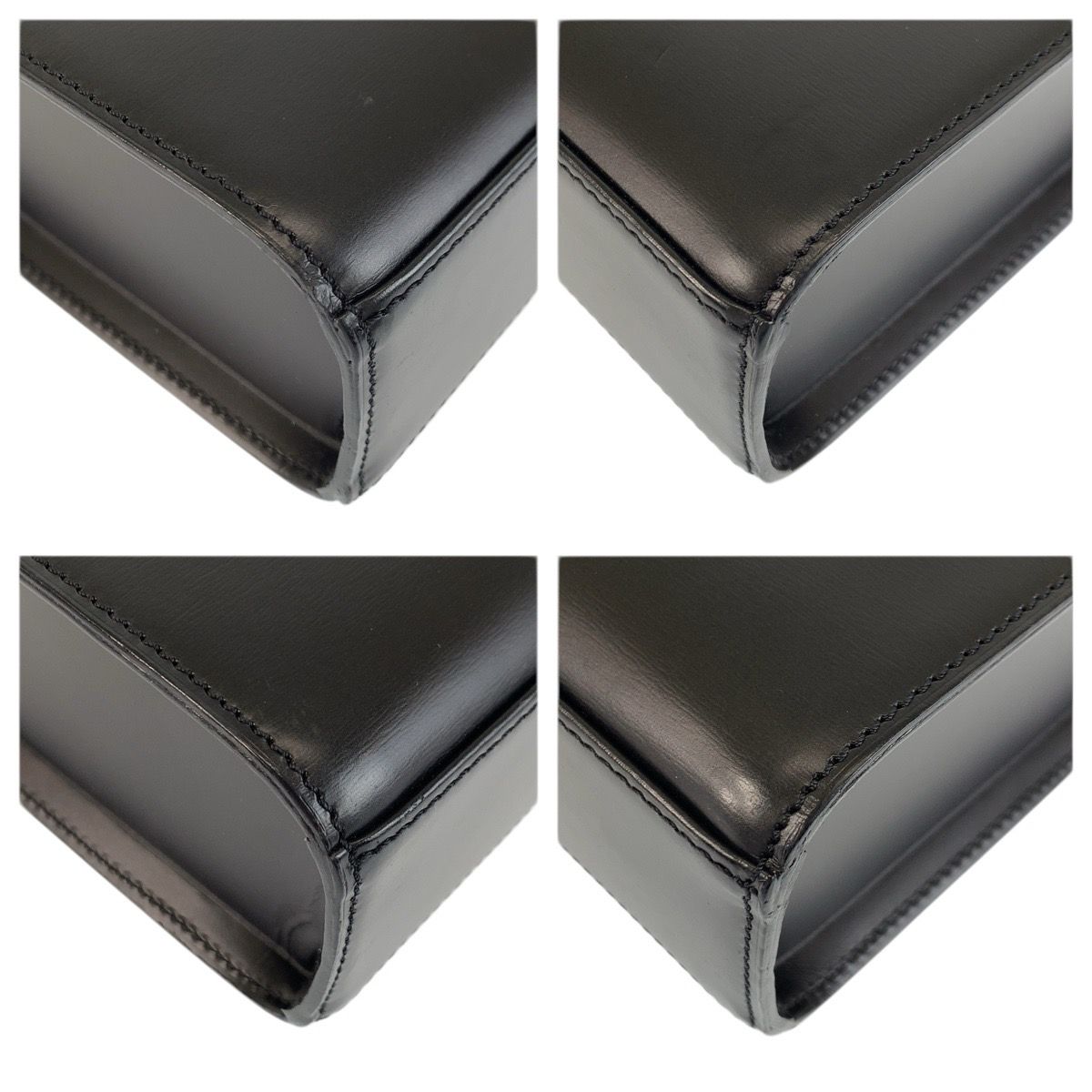 Cartier Panthère Black Gold Leather Handbag — view 4