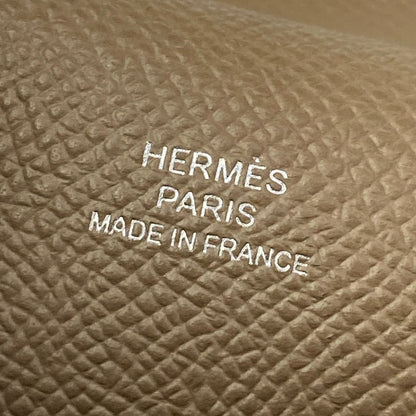 Hermes Wallet Nap to Go Etoupe Shoulder Silver — view 5