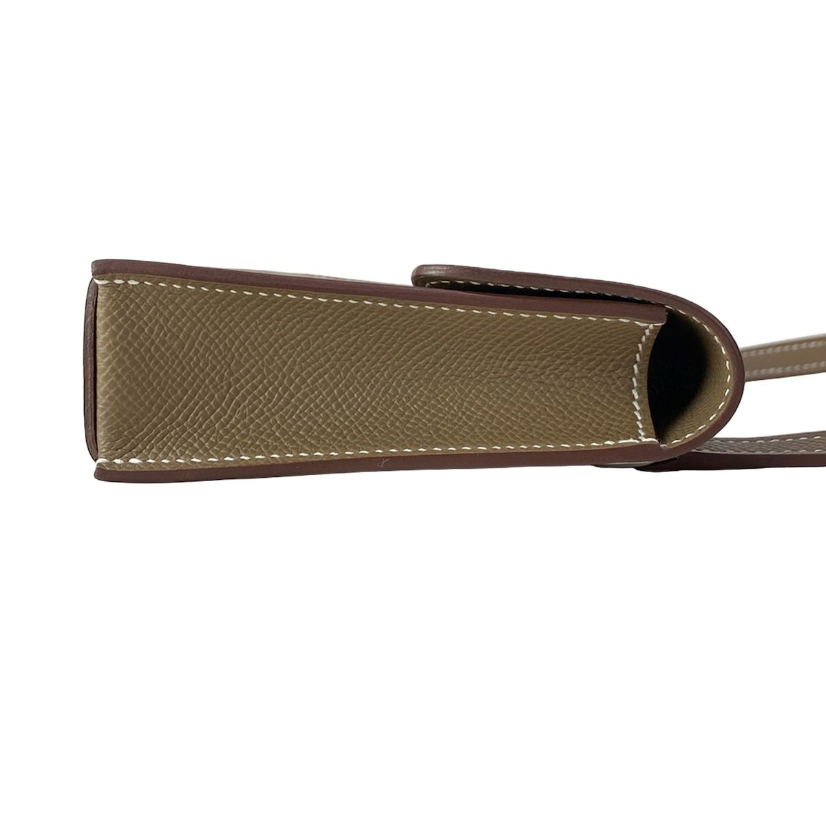 Hermes Wallet Nap to Go Etoupe Shoulder Silver — view 9