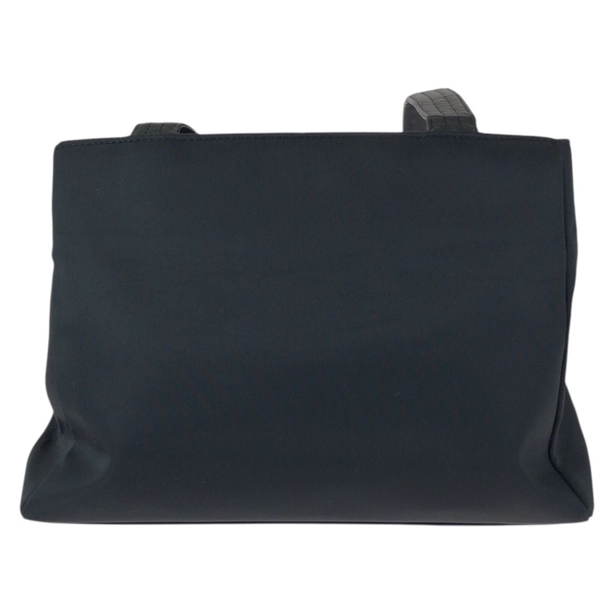 Versace Vintage Sunburst Black Gold Nylon Leather Shoulder Bag — view 2