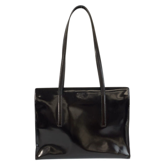 Prada Logo Tote Brown